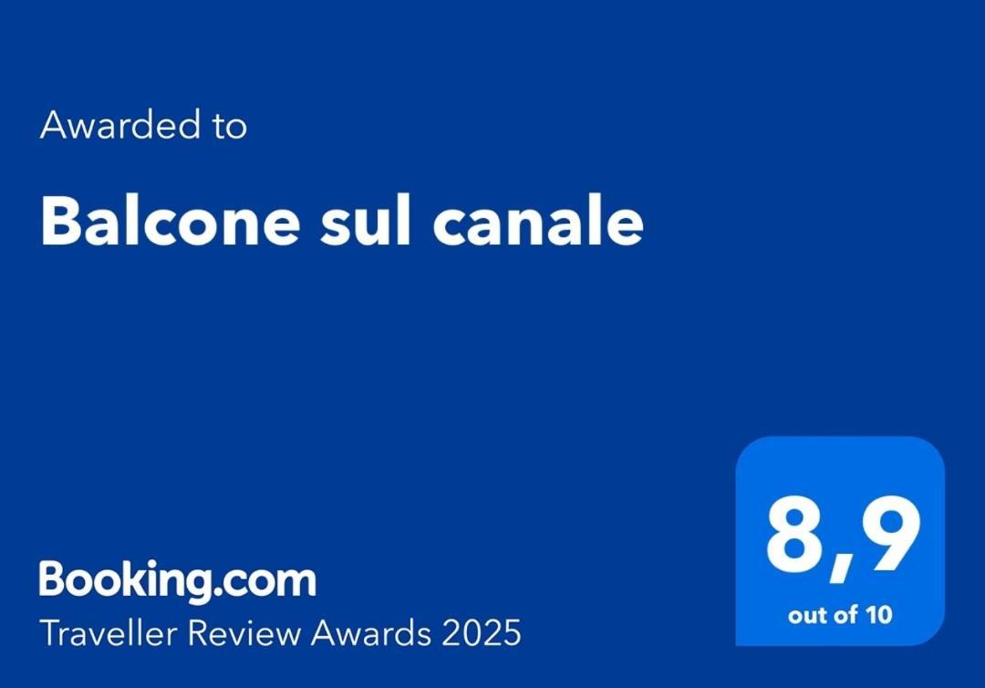 Balcone sul canale Veneţia Exterior foto